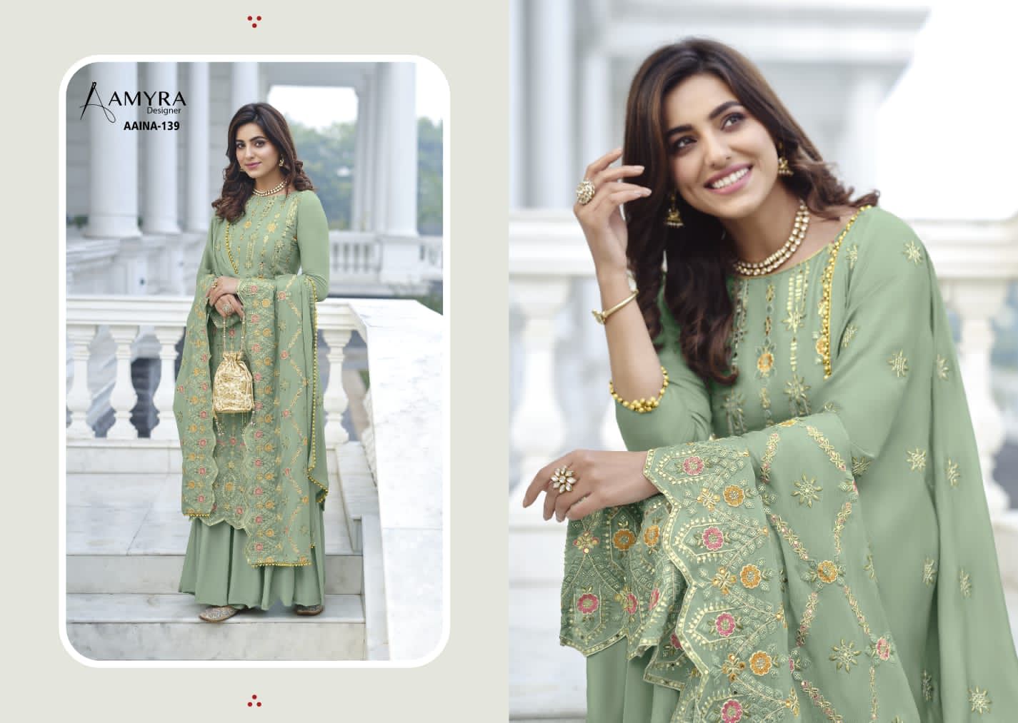Amyra Aaina 9 Fancy Festive Wear Designer Heavy Salwar Kameez Collection